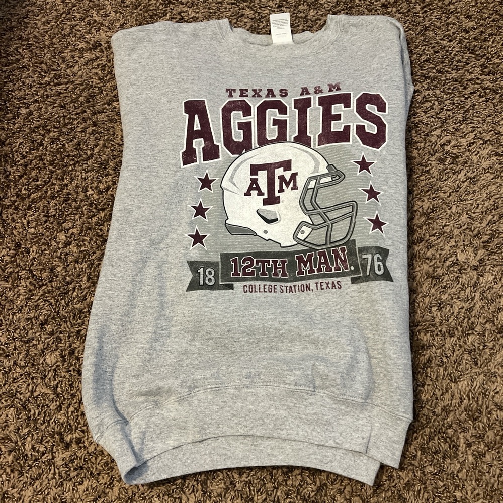 Texas A&M Aggies Gray Sleeveless Sweatshirt